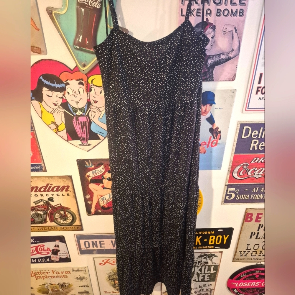 Polka Dot  Maxi Dress